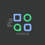 Pix Material Dark Icon Pack mod apk